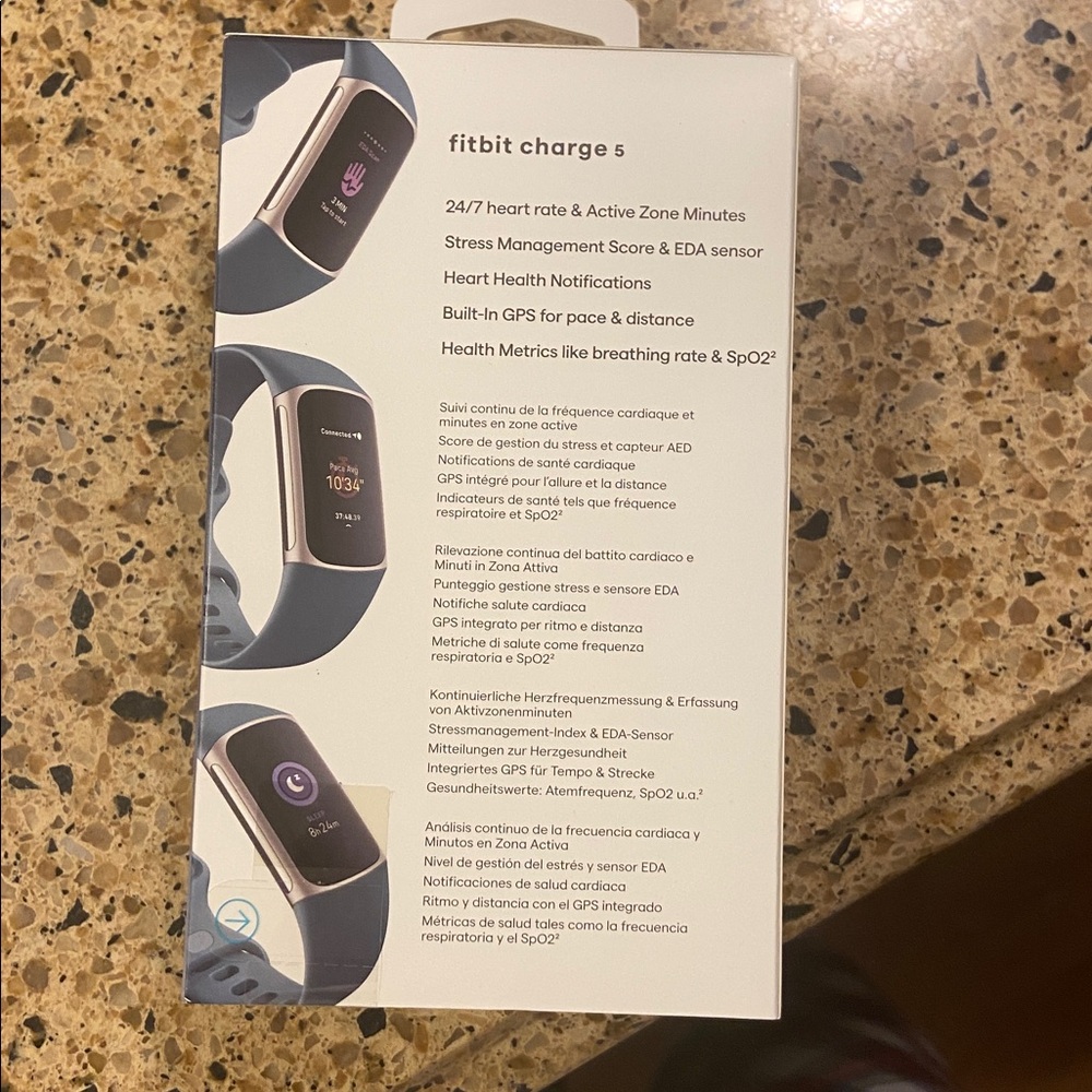 Brand New Fitbit Charge 5 Fitness Tracker - Midnight/Graphite - Picture 2 of 3